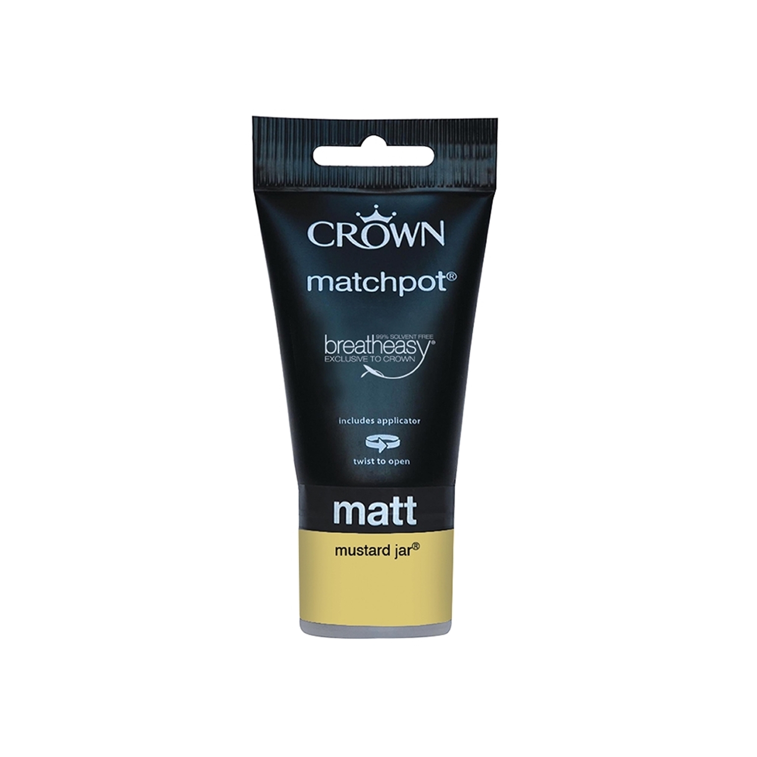 Crown Mustard Jar Matt Breatheasy Tester Pot 75ml Image