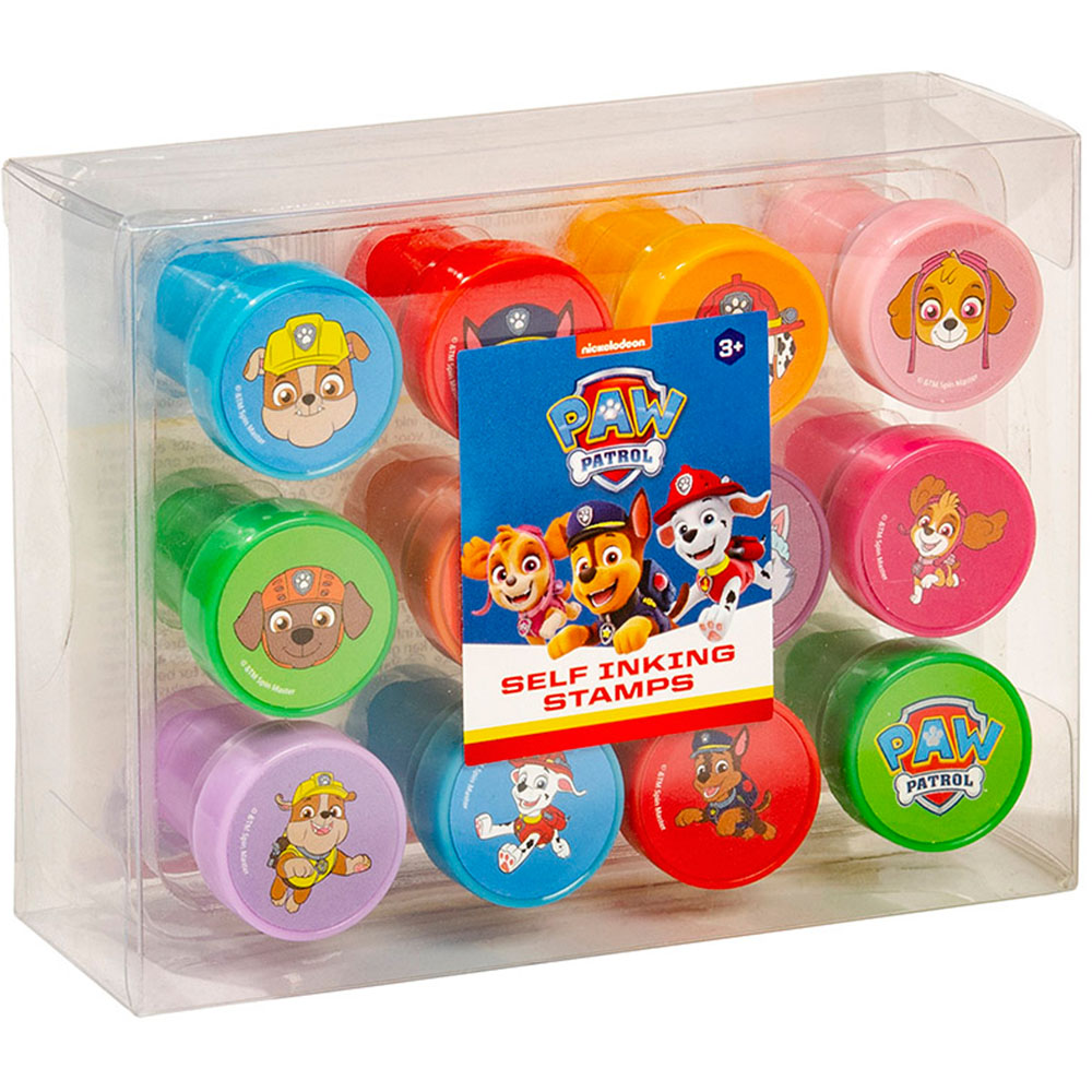 Paw Patrol Multicoloured Self Inking Stamps 12 Pack Image 1