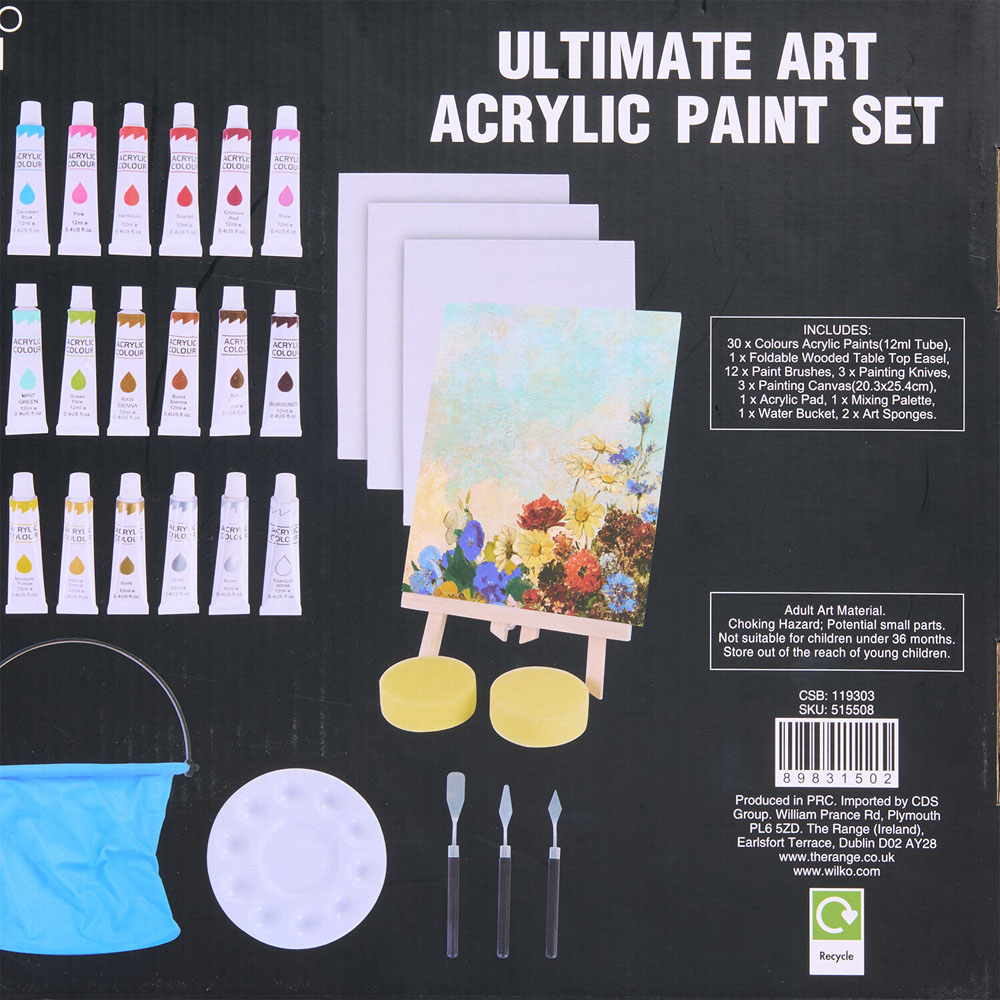 Ultimate Art Acrylic Paint Set Image 5
