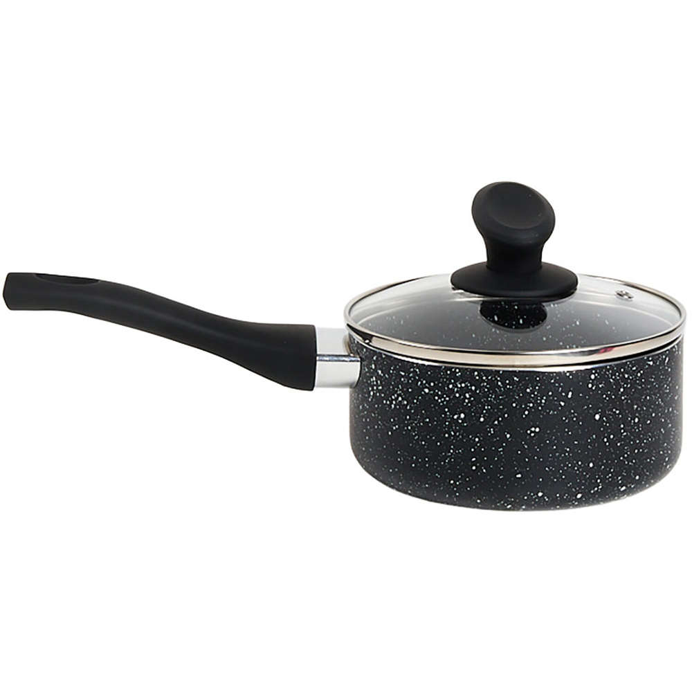 3 Piece Signature Granite Sauce Pan Set Black Image 3