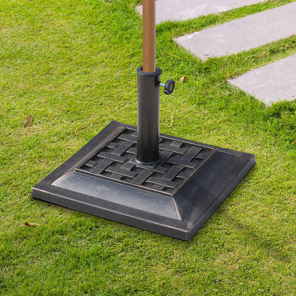 Outsunny 9kg Parasol Base Bronze Image 2