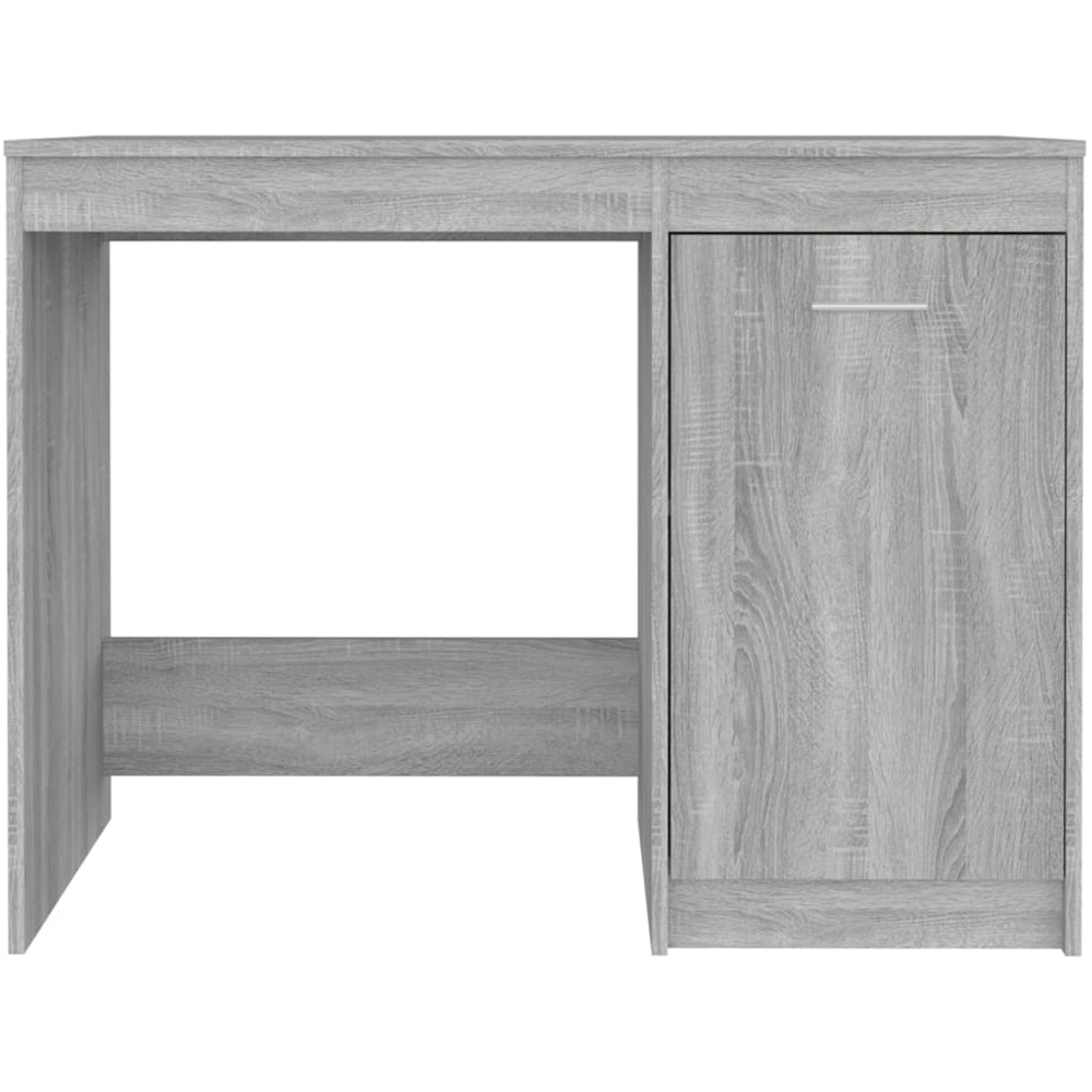 vidaXL Single Door Computer Desk Grey Sonoma Image 3