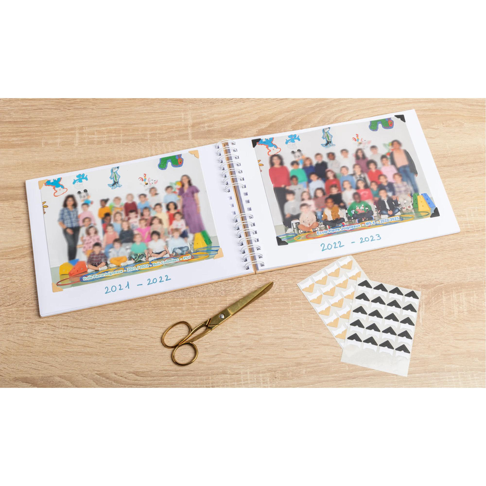 Exacompta Chestnut Brown Spiral Bound Photo Album 50 Sheet 32 x 22cm Image 2