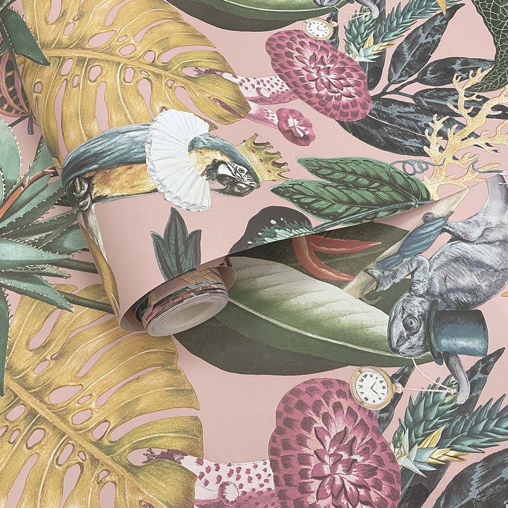 Holden Decor Wonderland Blush Wallpaper Image 2