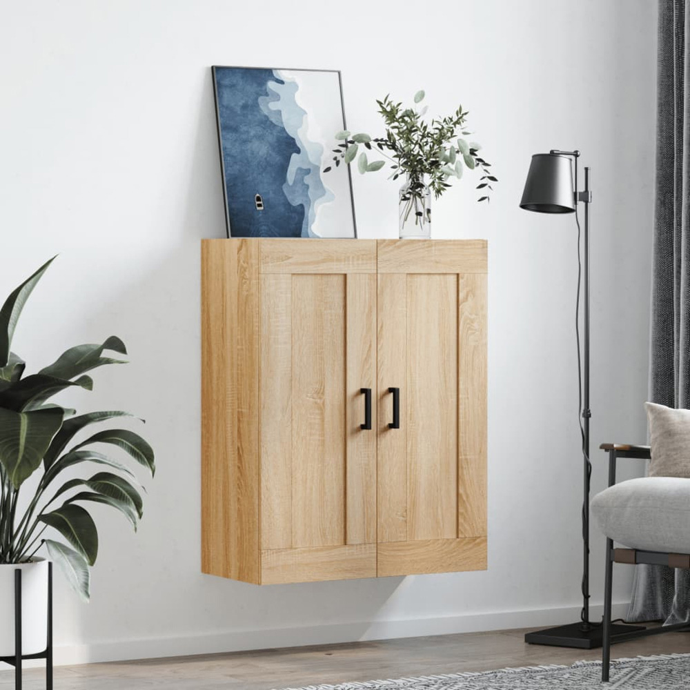 vidaXL 2 Door Sonoma Oak Wall Mounted Cabinet Image 3