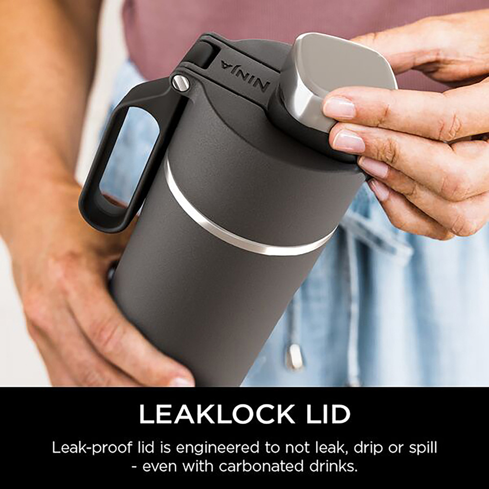 Ninja Thirsti Black Travel Bottle 700ml Image 5