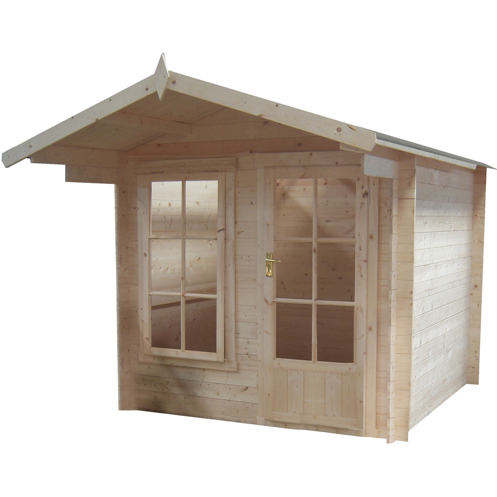Shire Crinan 7 x 7ft Wooden Log Cabin Shed Image 1