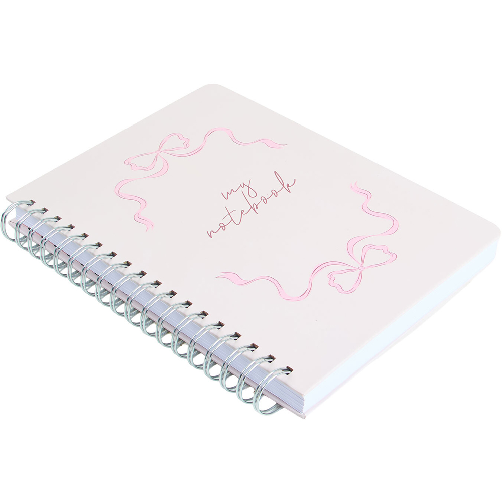 Pastel Bow B5 Notebook Image 3