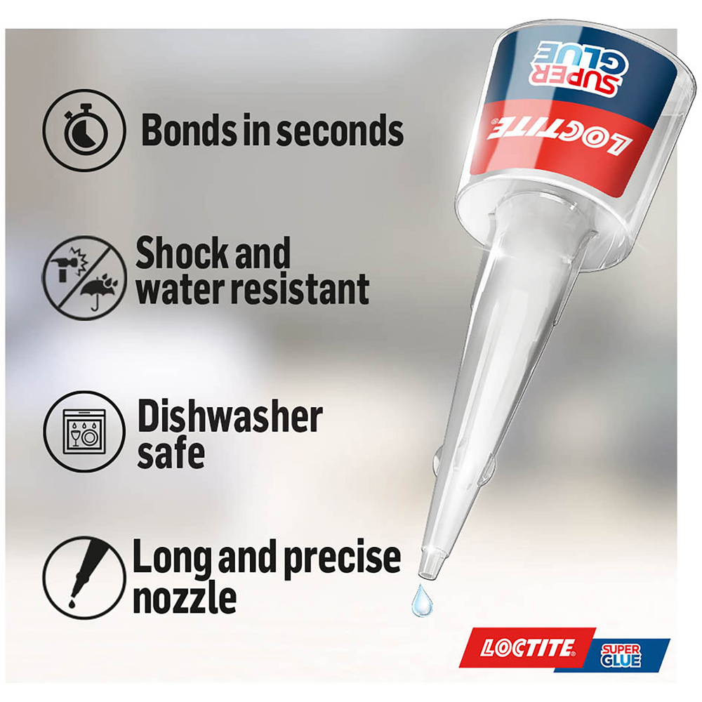 Loctite Precision Super Glue Liquid 5g | Wilko