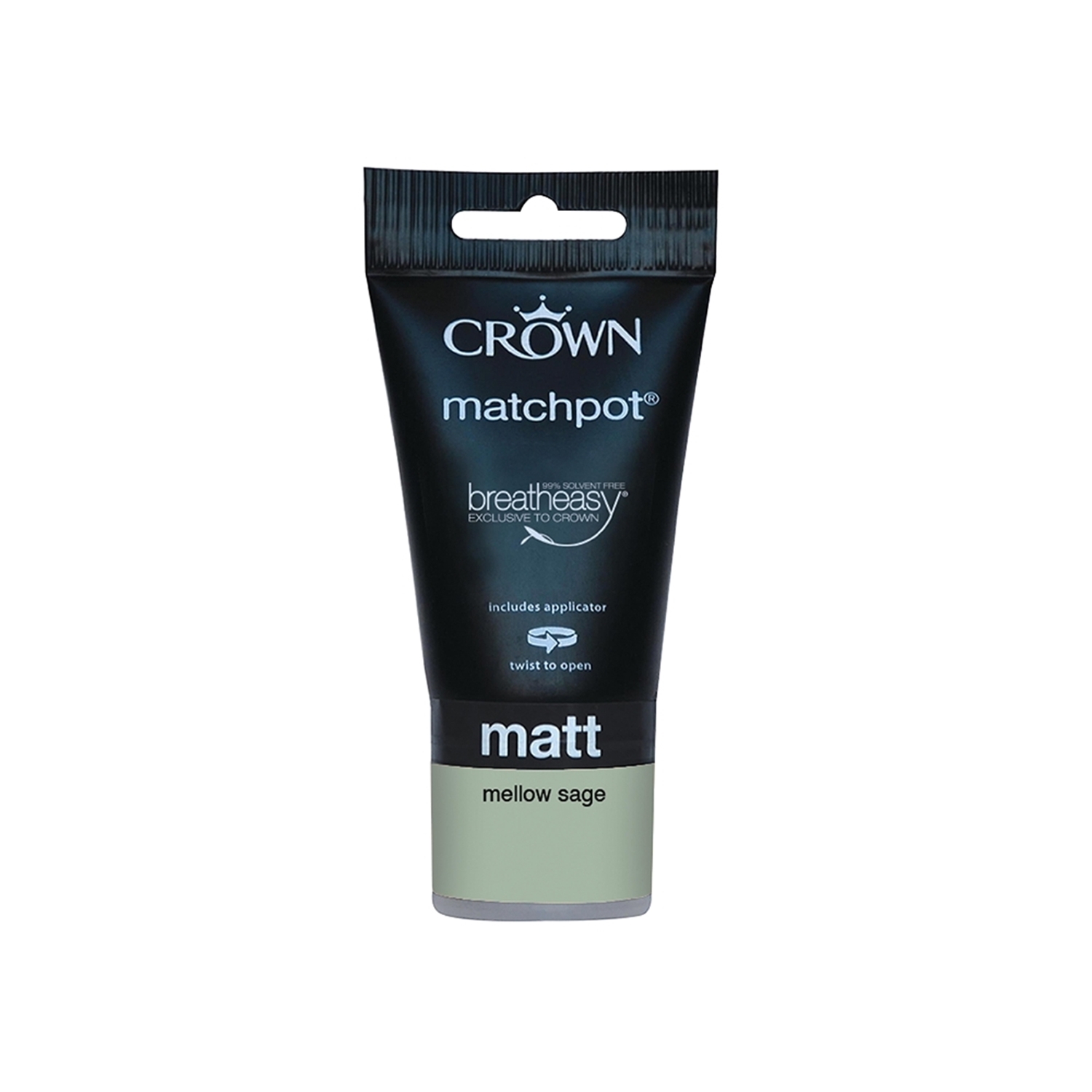 Crown Mellow Sage Matt Breatheasy Tester Pot 75ml Image