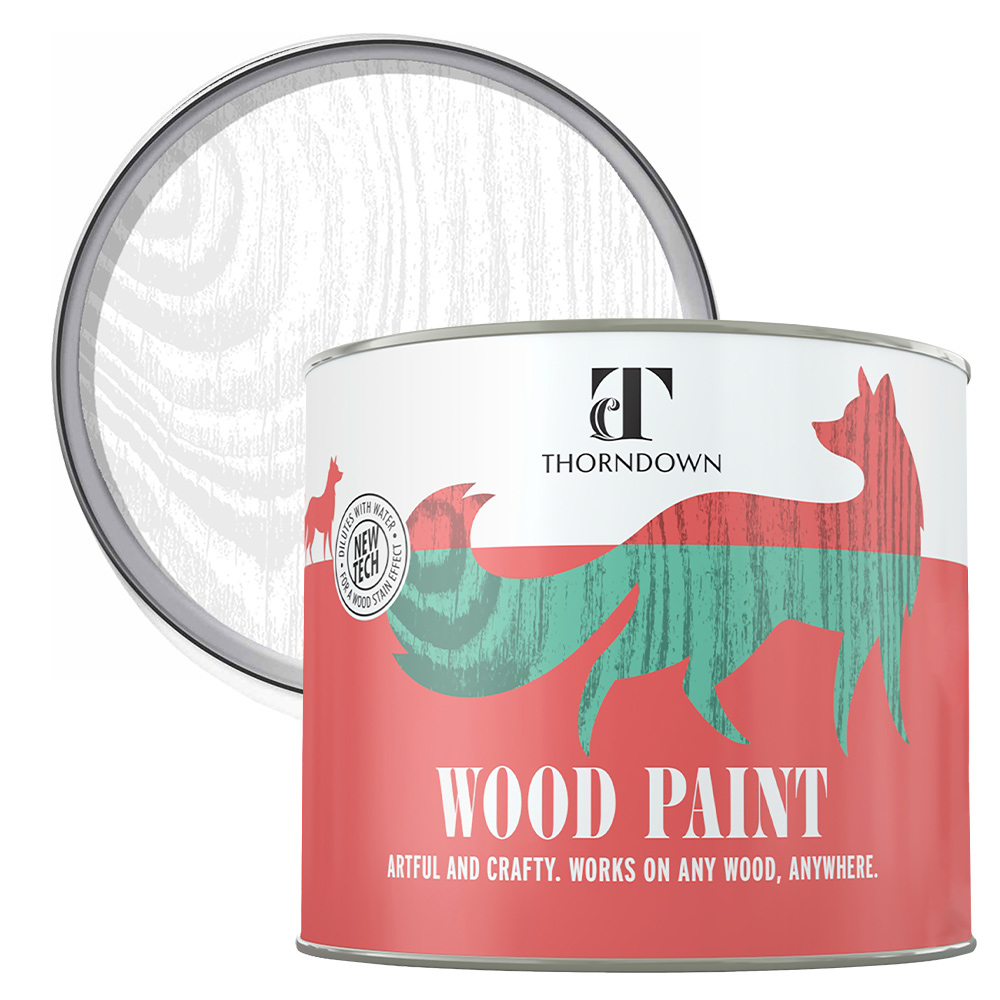 Thorndown Swan White Satin Wood Paint 750ml Image 1
