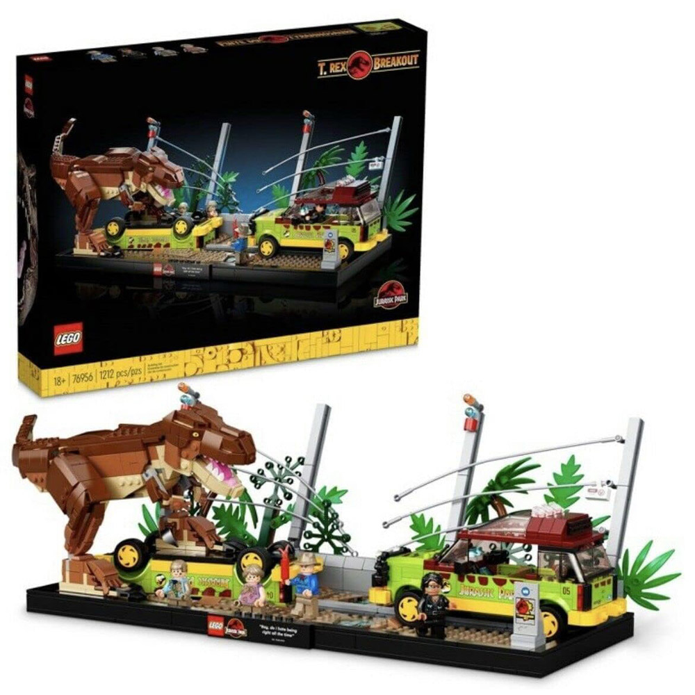 LEGO Jurassic Park T Rex Breakout Building Kit Image 2