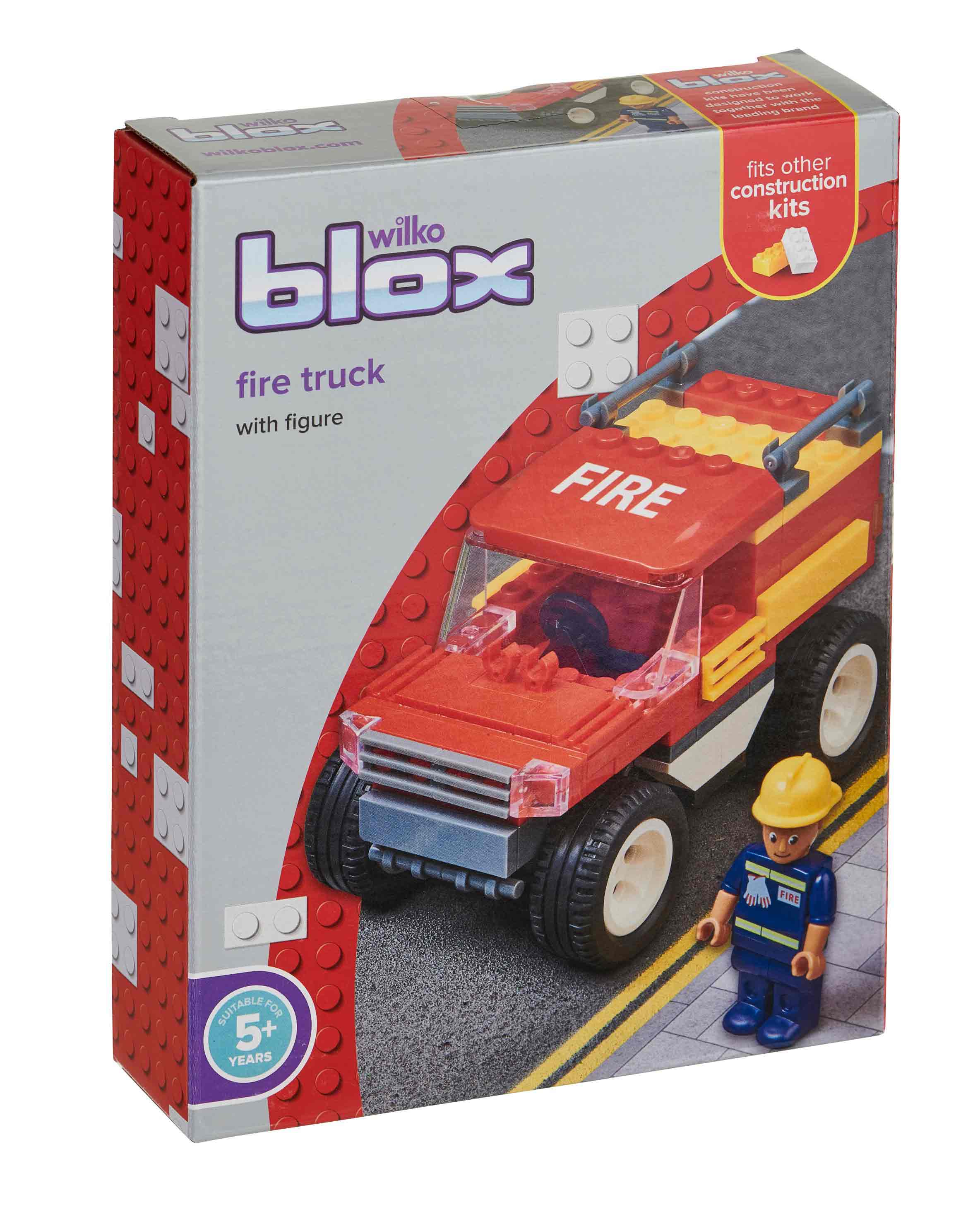 Wilko Blox Fire Truck Small Set Image 3