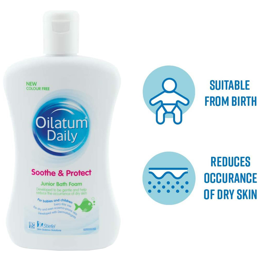 Oilatum Daily Soothe and Protect Junior Bath Foam 300ml Image 3
