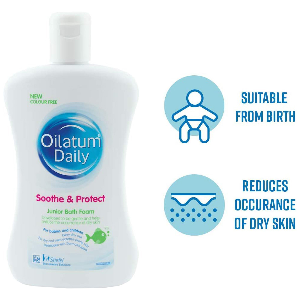Oilatum Daily Soothe and Protect Junior Bath Foam 300ml Wilko