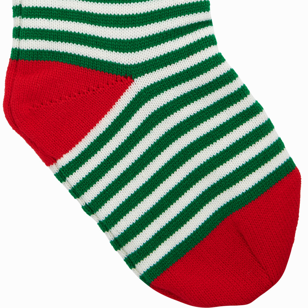 Wilko Merry Stripe Knitted Stocking Image 3
