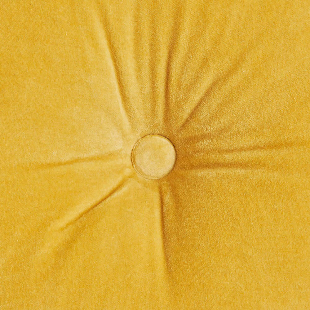 Wilko Yellow Round Cushion 45cm Image 3