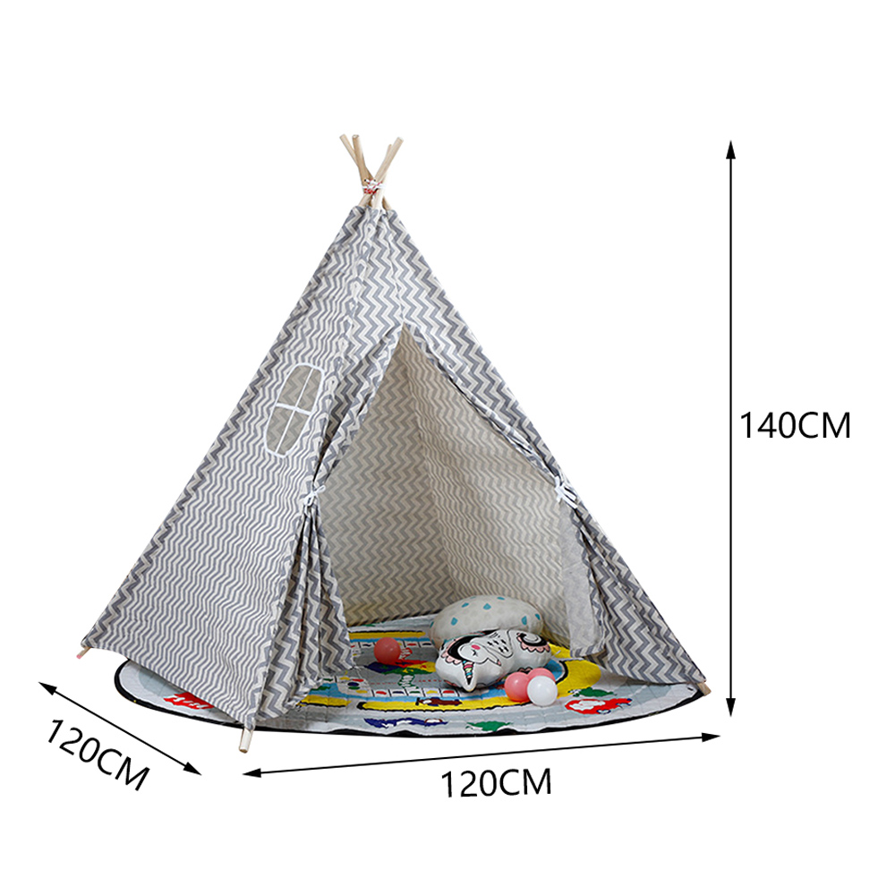 Living and Home Children Indian Tent Grey 1.6m Image 3