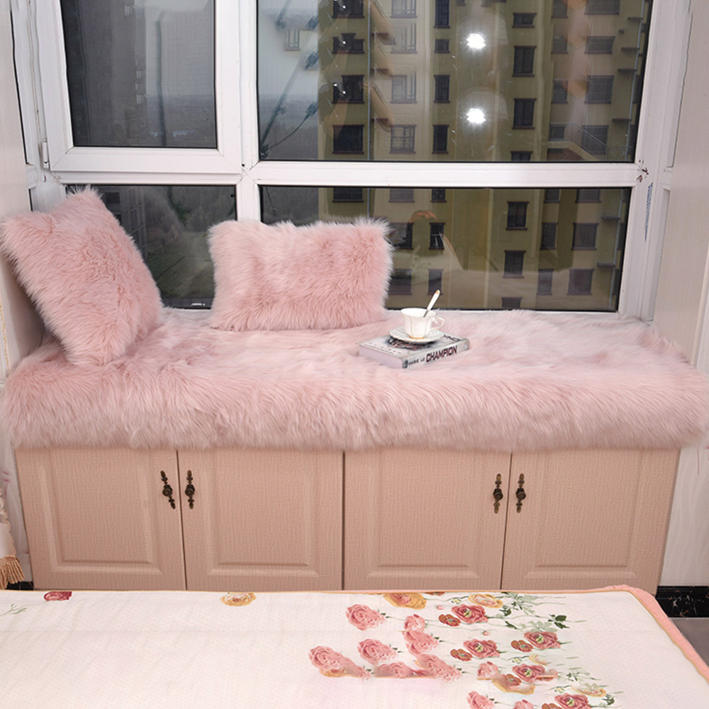 Living and Home Pink Rectangle Soft Shaggy Rug 60 x 120cm Image 3
