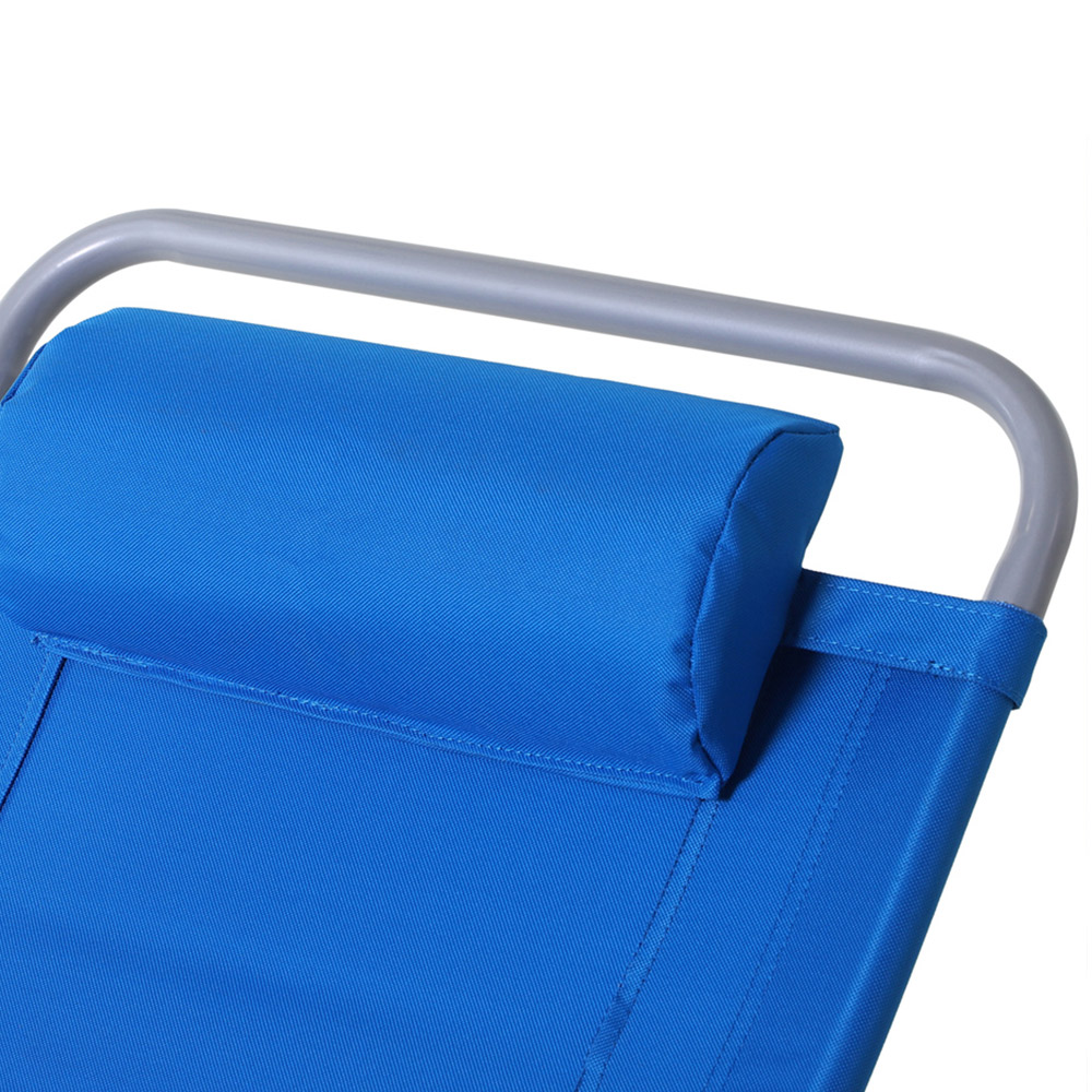Outsunny Blue Outdoor Camping Chair Image 4