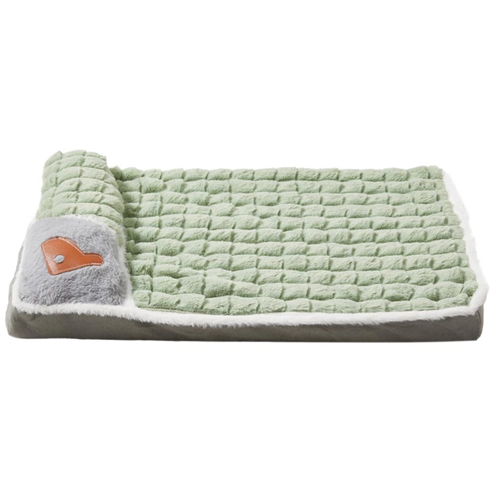 H&O Direct Green Washable Pet Sleeping Mat 60 x 40cm Image 1
