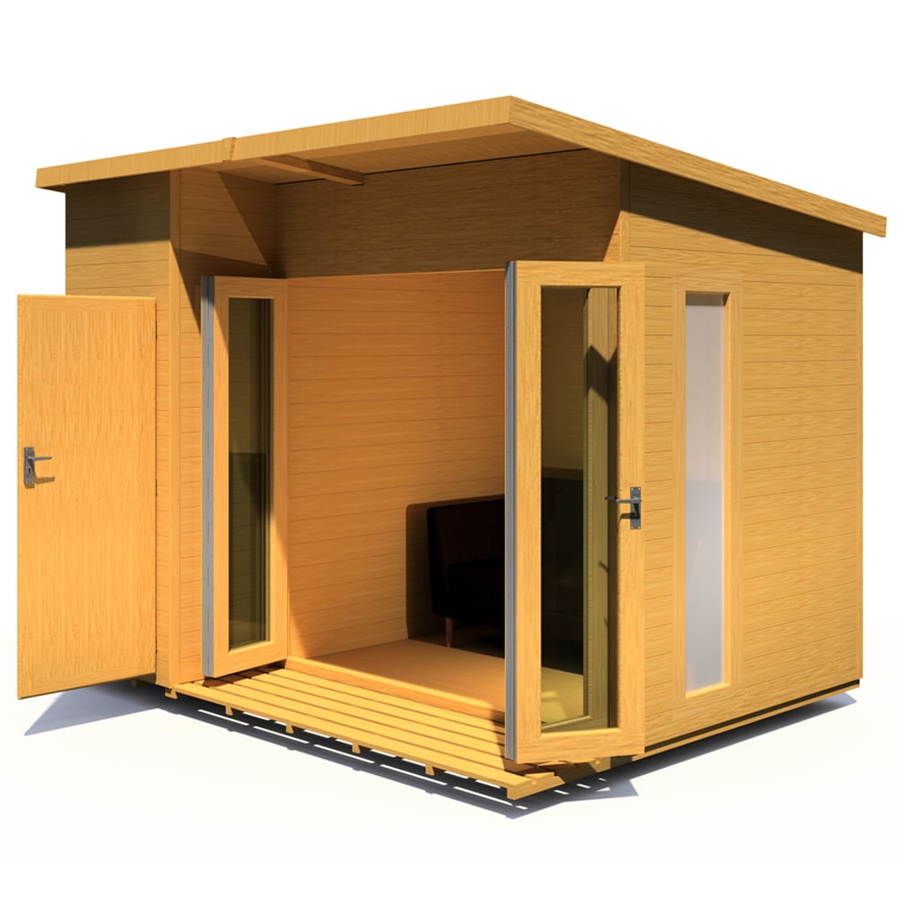 Shire Aster 10 x 8ft Double Door Contemporary Summerhouse Image 4