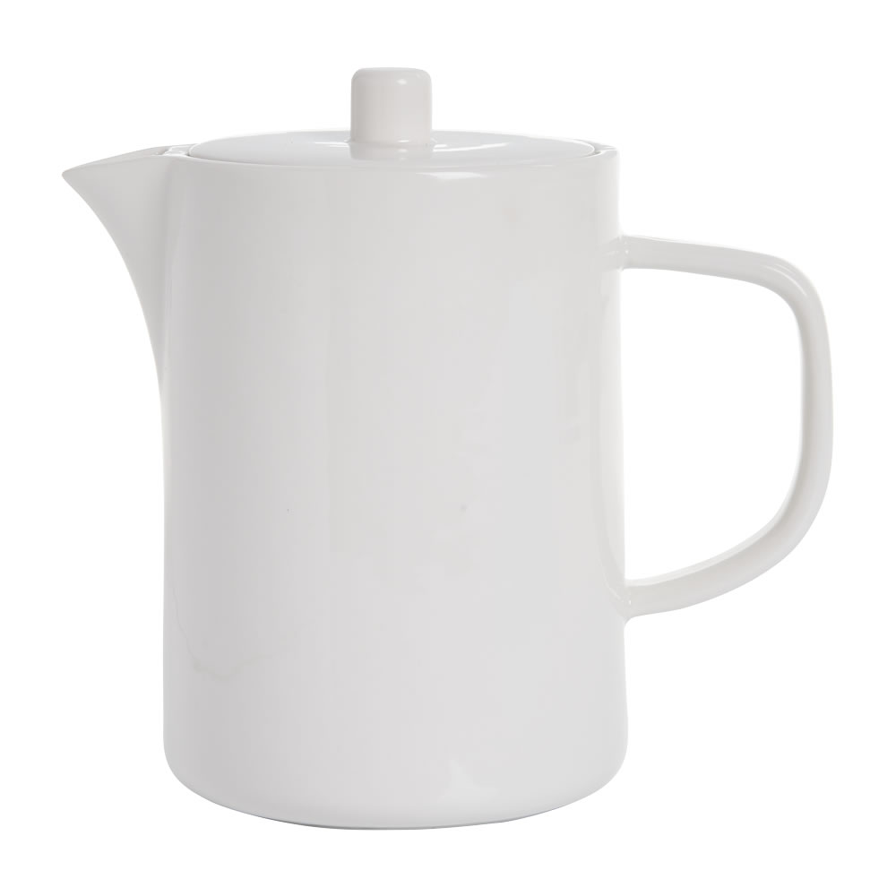 Wilko White Teapot Image 1