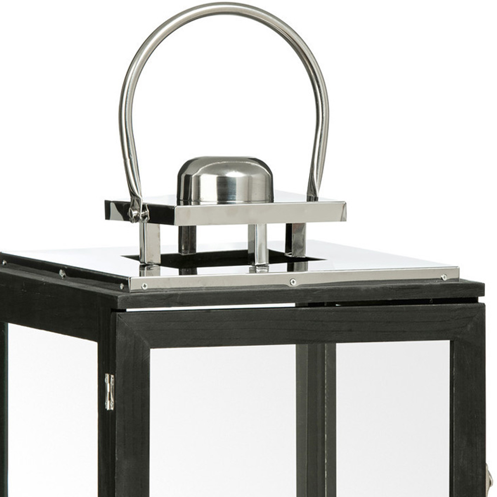 Premier Housewares Regents Park Stainless Steel Lantern Small Image 2