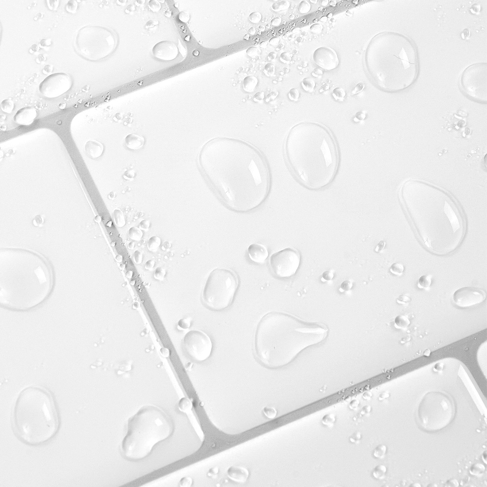 Living and Home Brick Effect Light Beige Rectangle Self Adhesive Wall Sticker 10 Pack Image 6