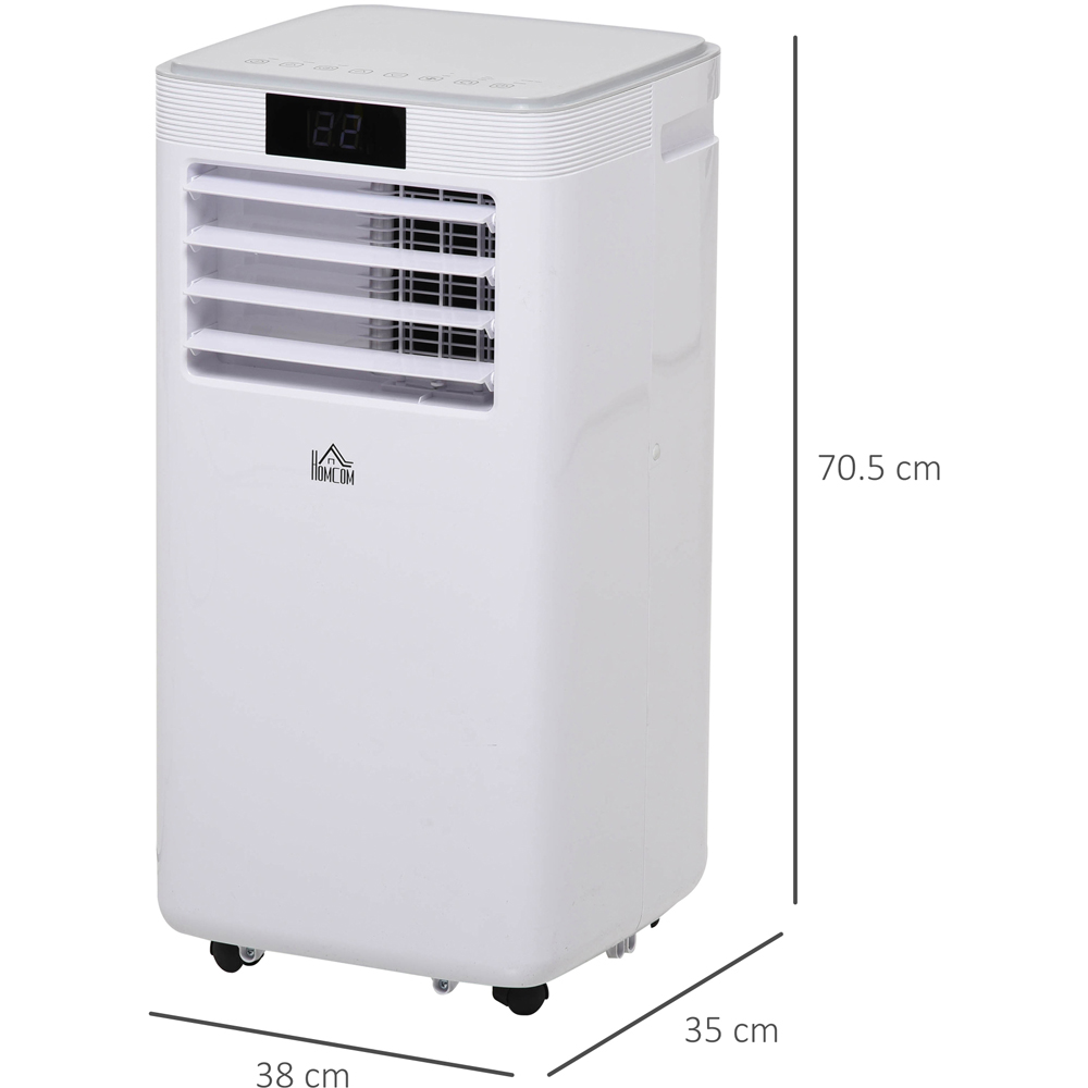 HOMCOM White 8000BTU 4 in 1 Portable Air Conditioner Image 4