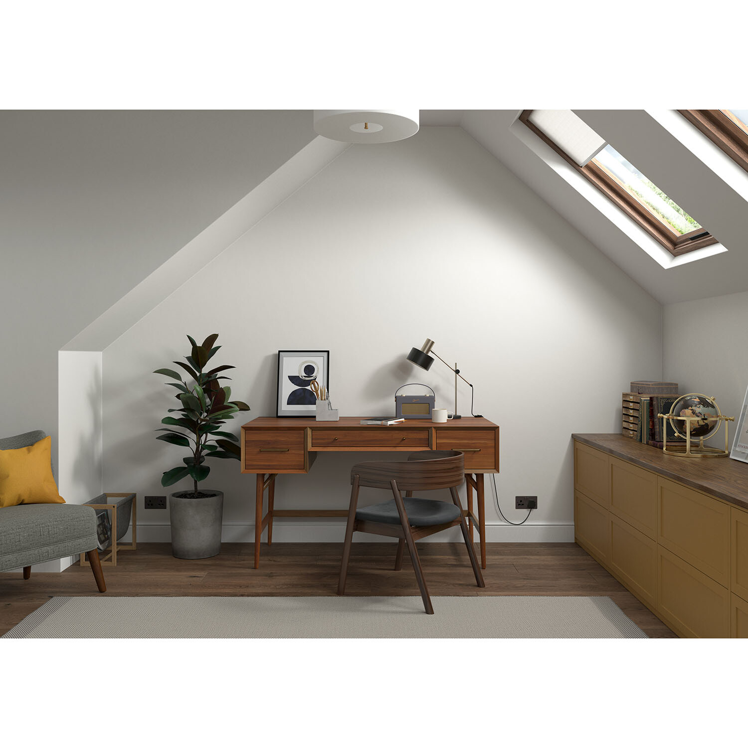 Dulux Heritage Walls and Ceilings Chiltern White Velvet Matt Emulsion Paint 2.5L Image 7