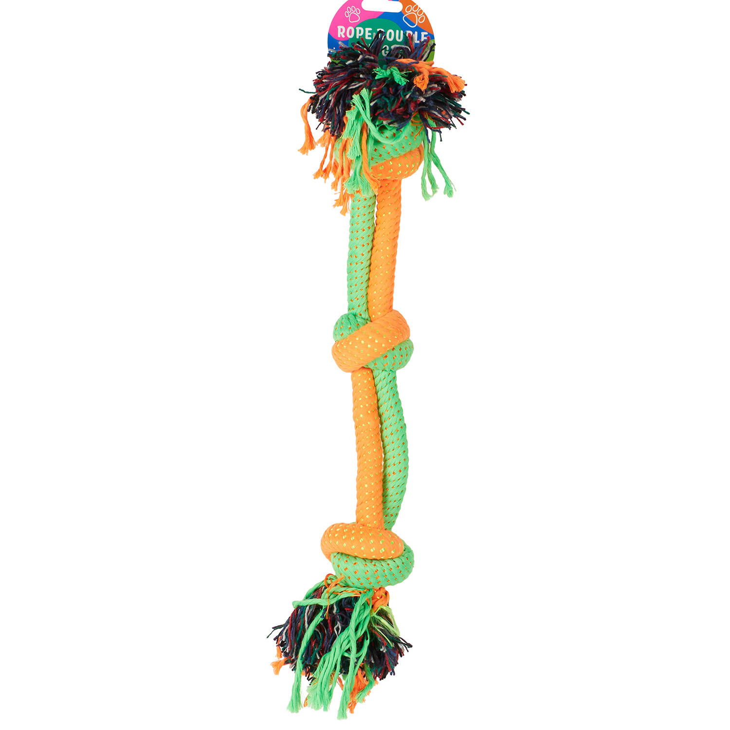 Bright Rope Tuggers - Orange and Green Image 2