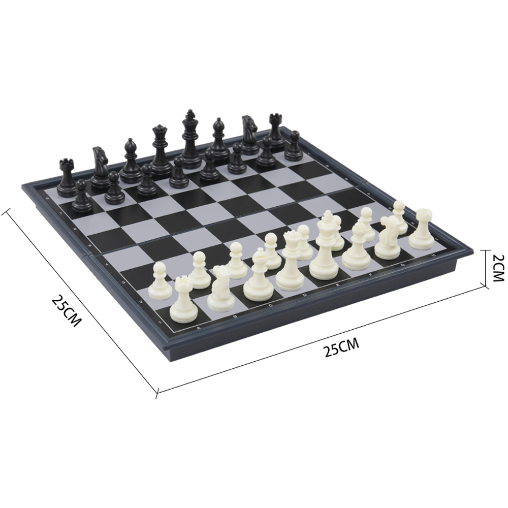 Living and Home 3 in 1 Portable Folding Magnetic Chess Image 9
