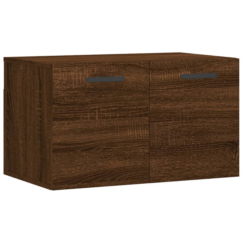 vidaXL 2 Door Brown Oak Wall Cabinet Image 2