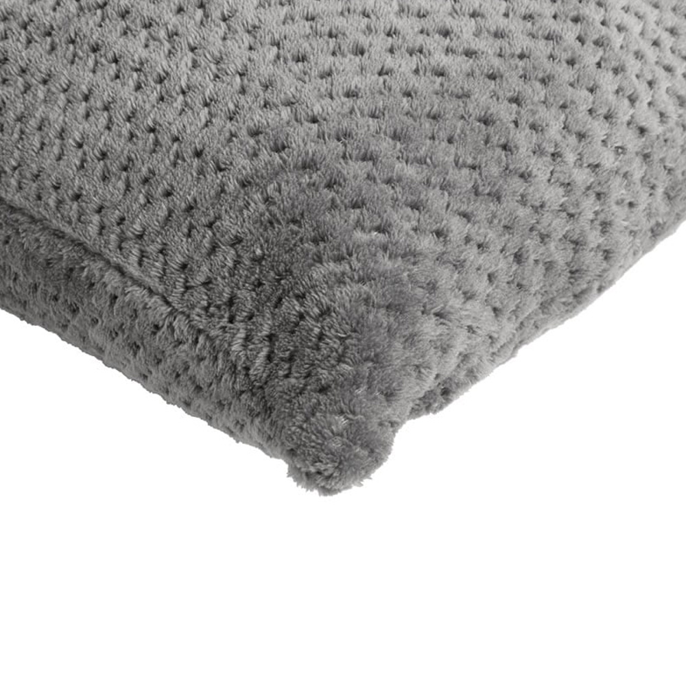 Wilko Grey Jumbo Cushion 55 x 55cm Image 3