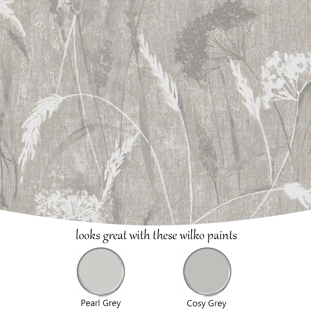 Holden Decor Pappus Grey Wallpaper Image 4