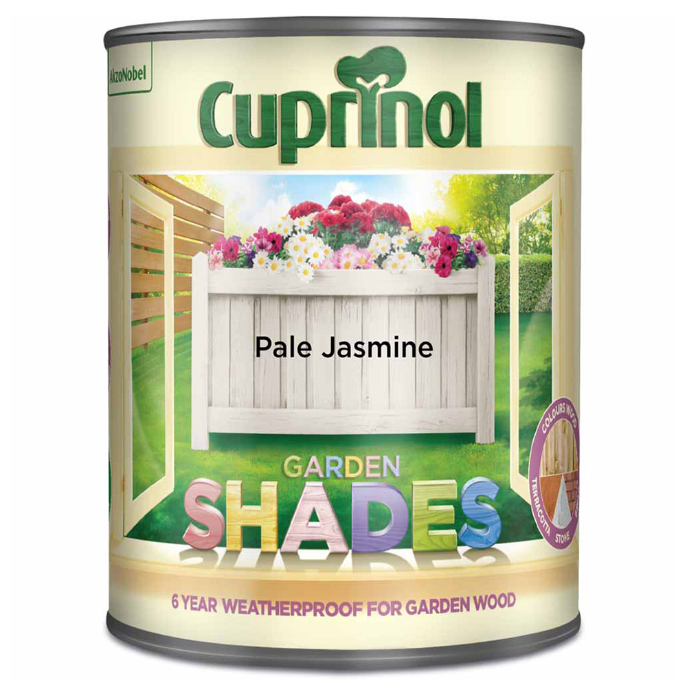 Cuprinol Garden Shades Pale Jasmine Wood Paint 1L Image 3