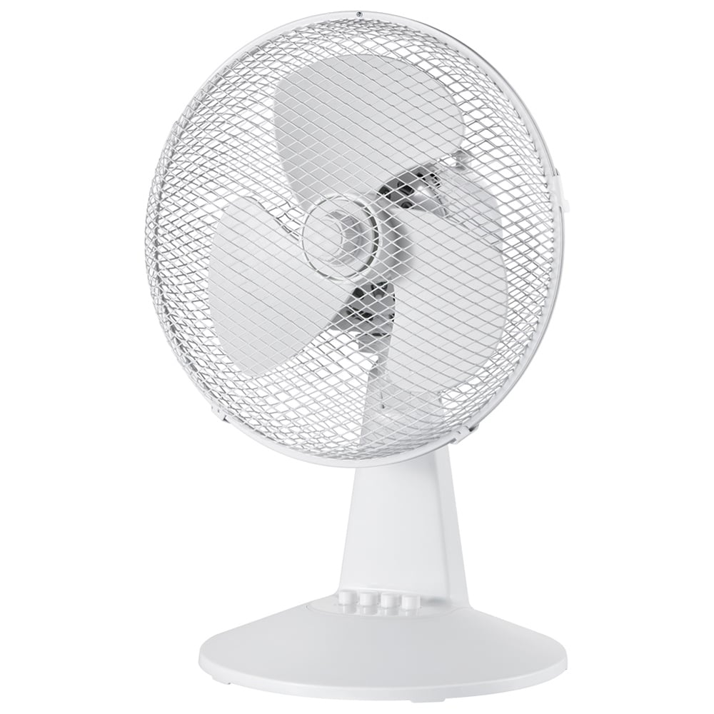 Igenix White Desk Fan 12 inch Image 1