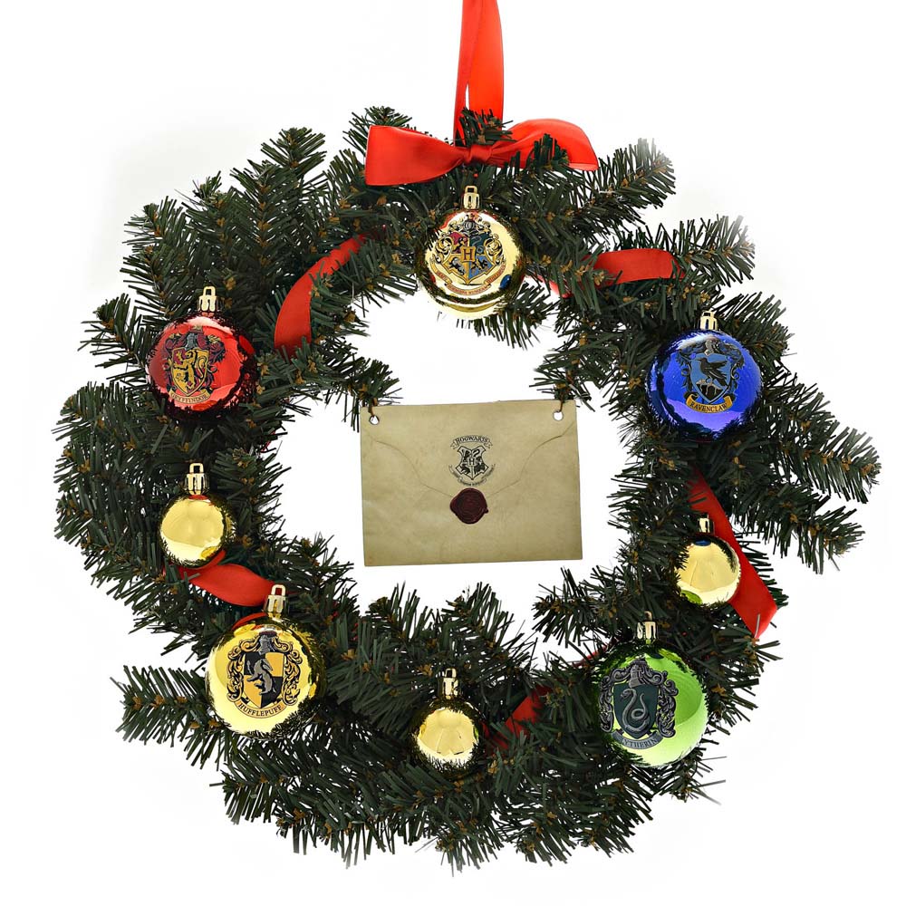 Harry Potter Hogwarts Letter Christmas Wreath Image