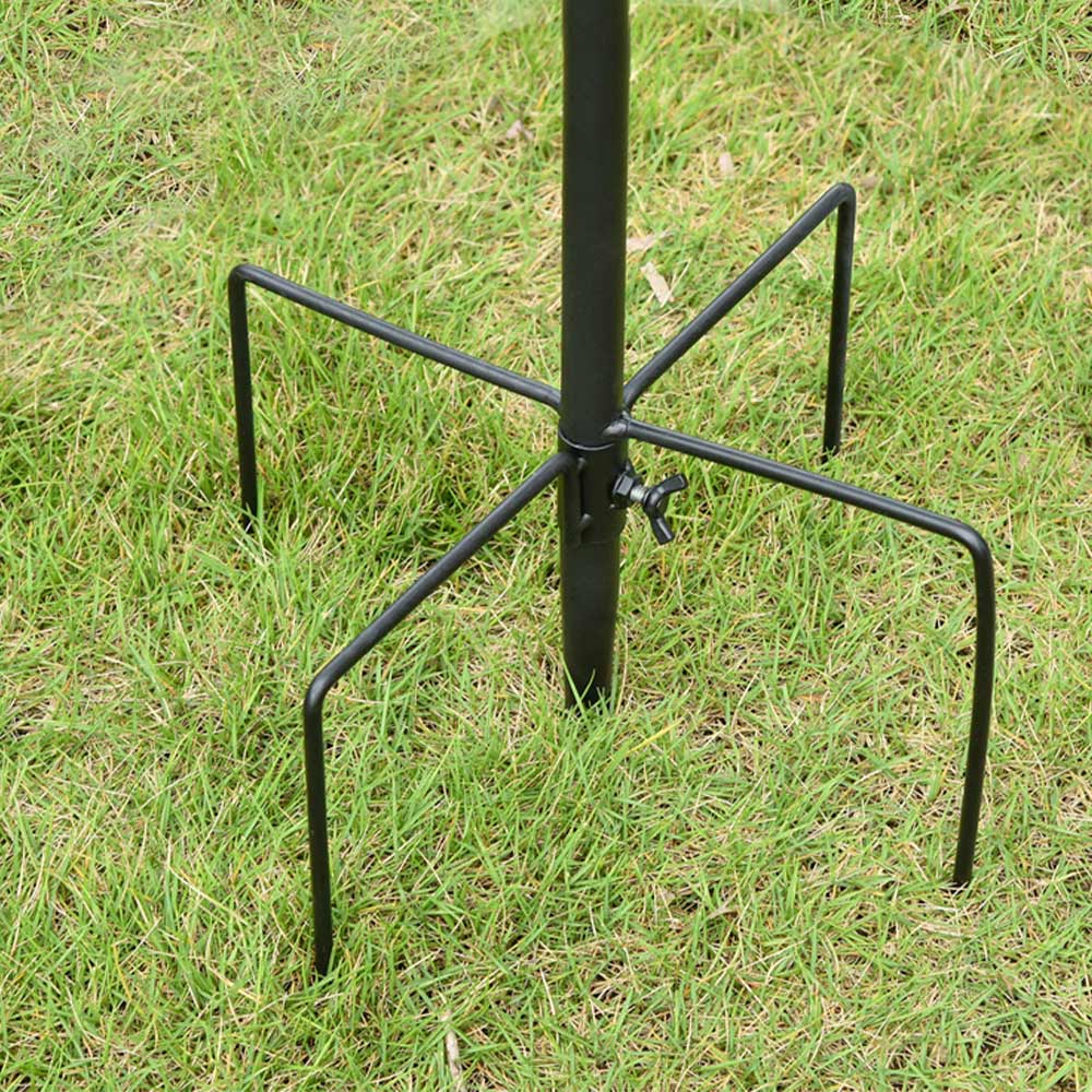 Pawhut Bird Feeding Station Kit with 6 Hooks and 4 Hanging Feeders Image 4