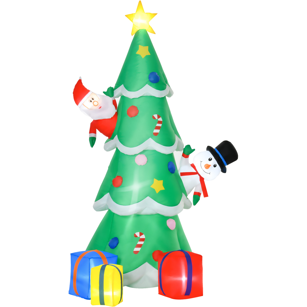 Everglow LED Inflatable Christmas Tree Decoration 6.8ft Image 2