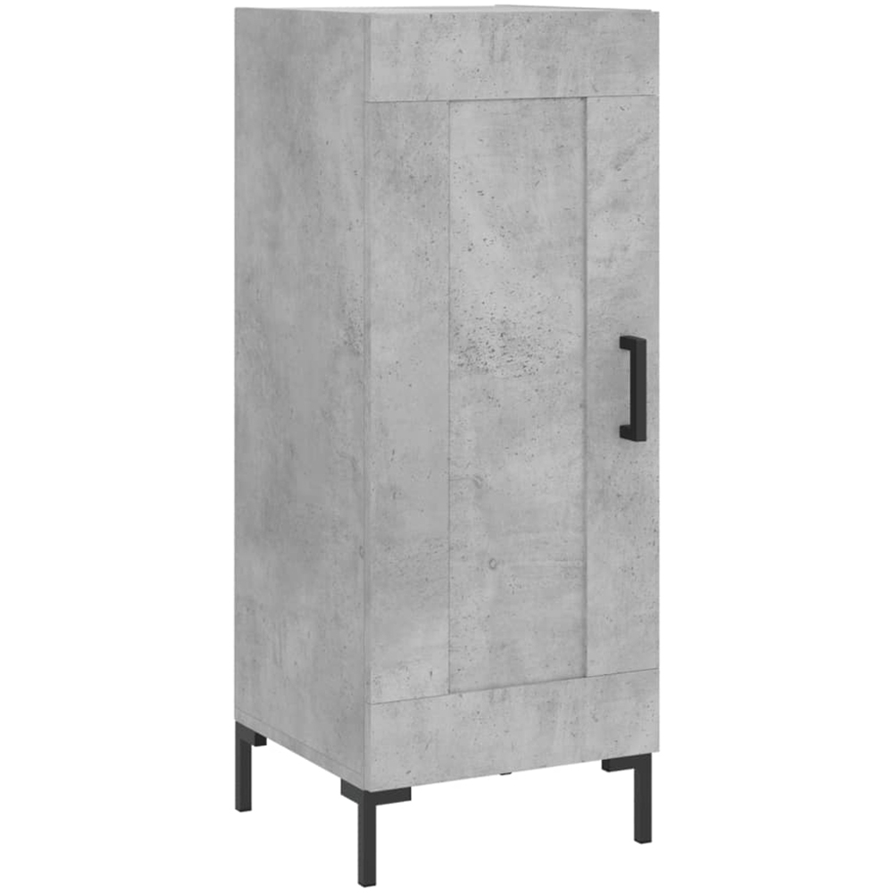 vidaXL 2 Door Concrete Grey Highboard Image 7