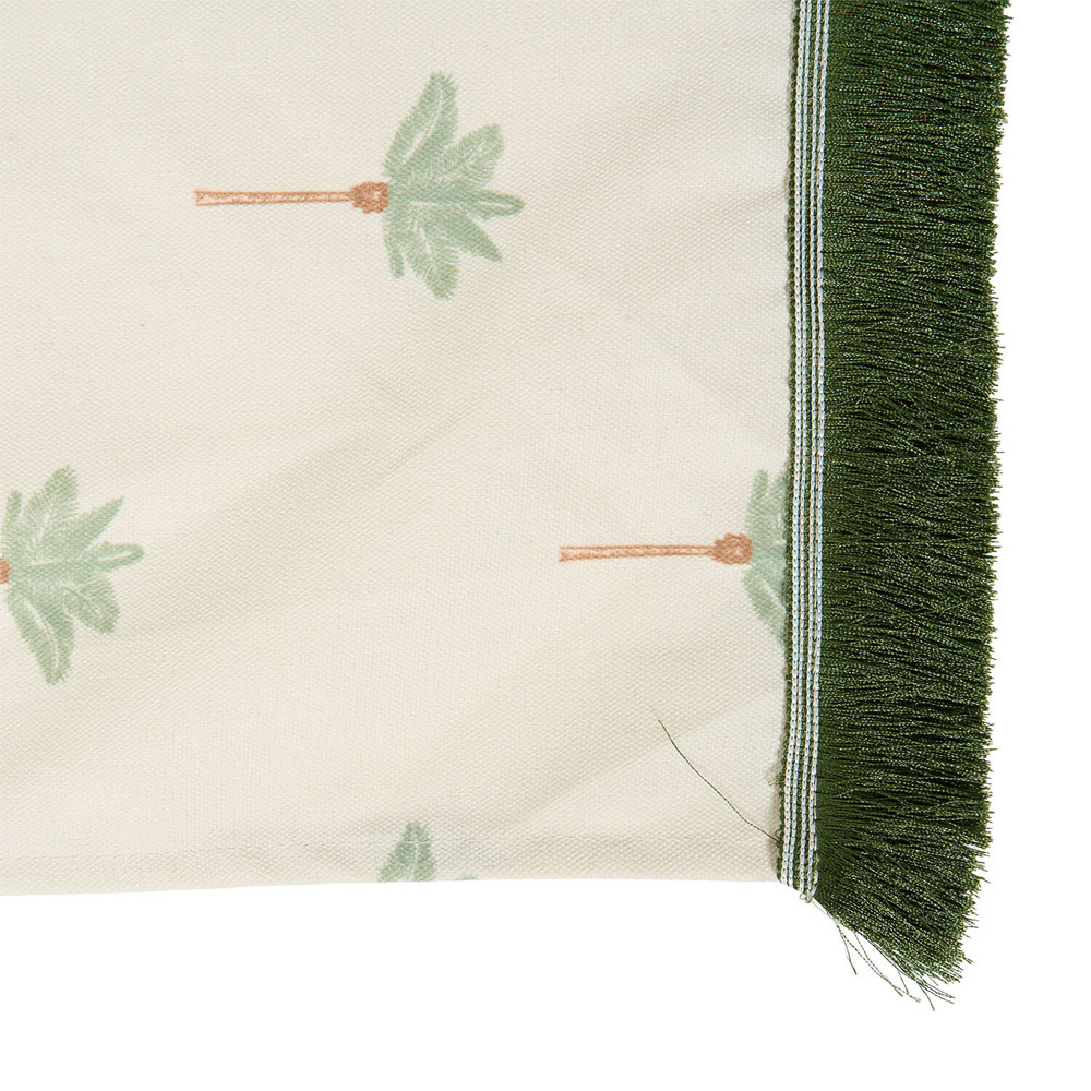 Casablanca Nights Fringed Table Runner Neutral Image 5