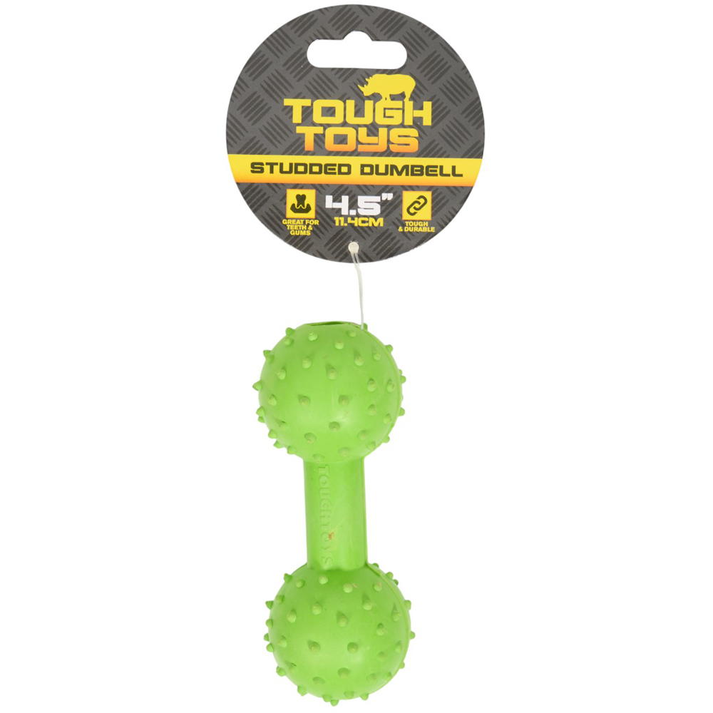 Happy Pet Tough Toys Studded Dumbell Image 3