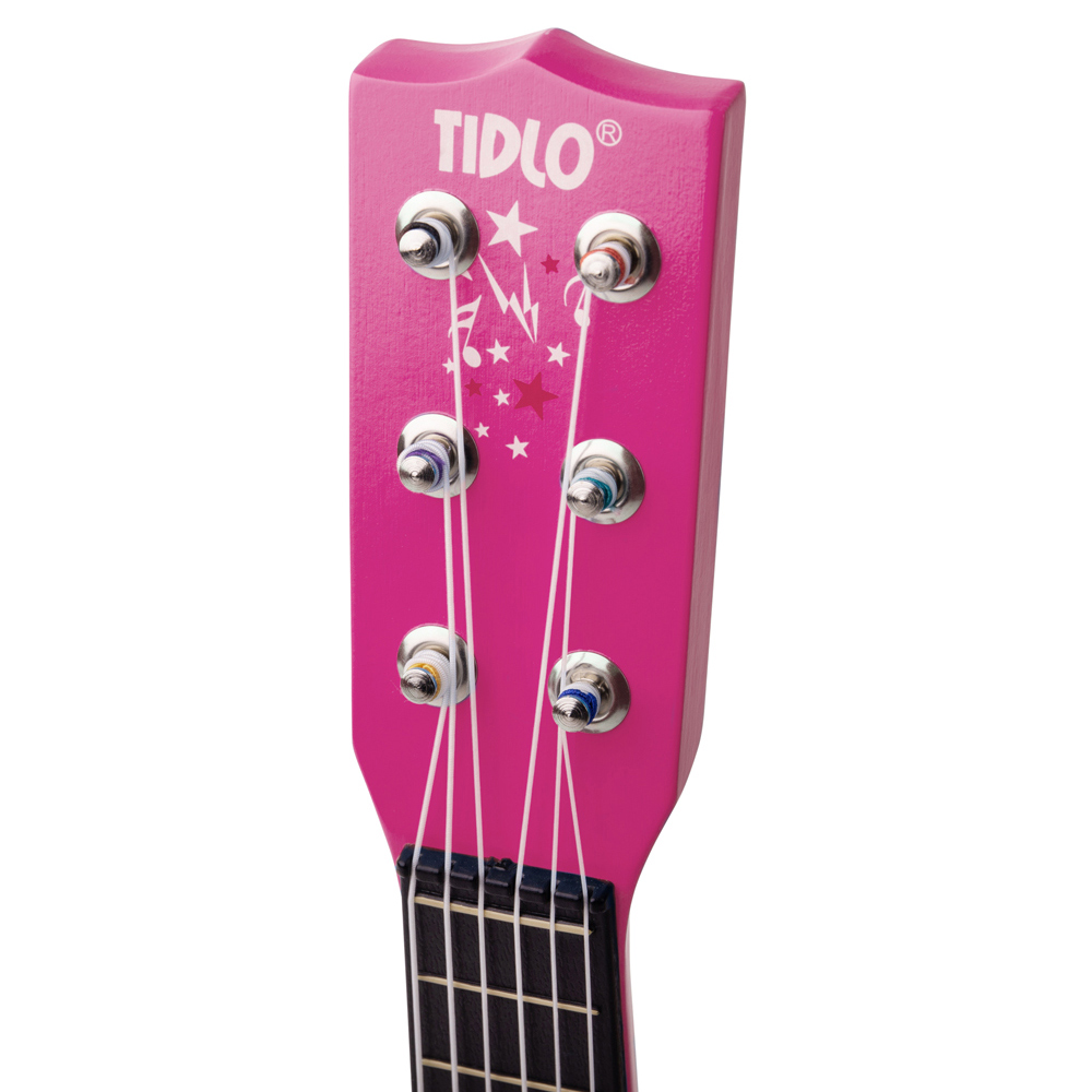 Tidlo Pink Flowers Guitar Image 4