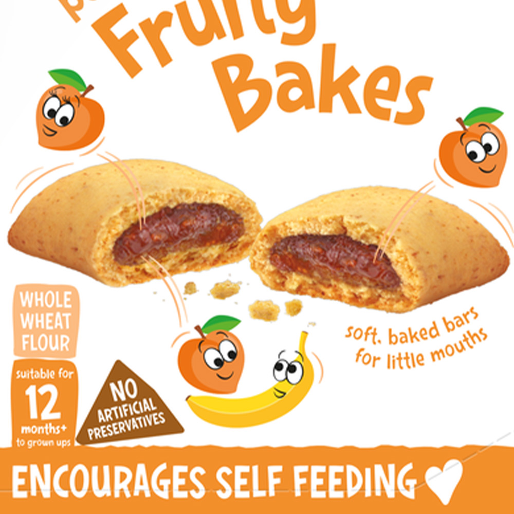 Kiddylicious Fruit Bakes Peach & Banana 6 pack Image 3