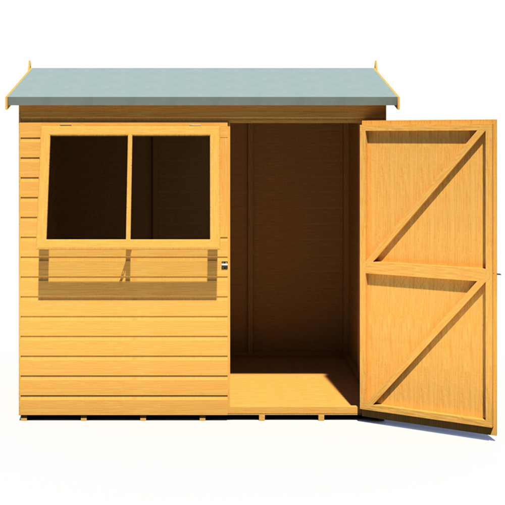 Shire Lewis 7 x 5ft Style C Reverse Apex Shed Image 4