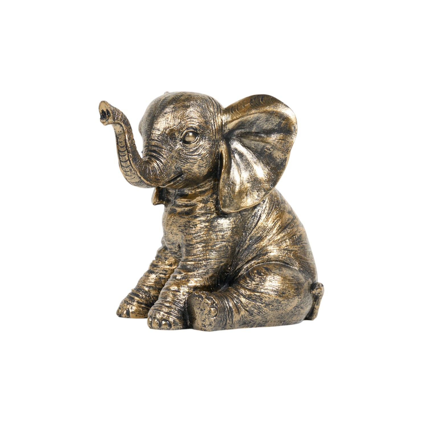 Ebony The Elephant Ornament Bronze Image 2