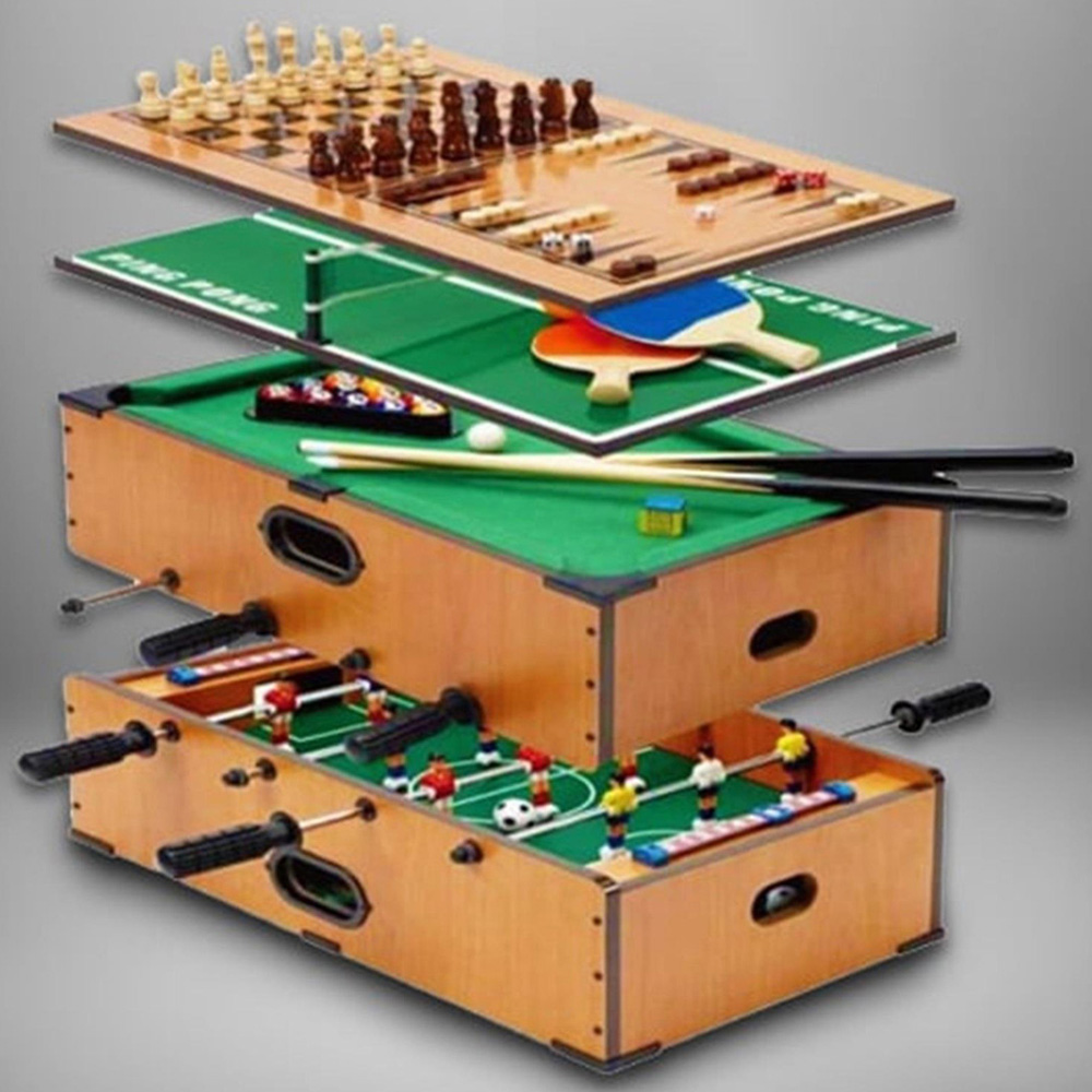 Rexco Deluxe 5 in 1 Table Game Set Image 4