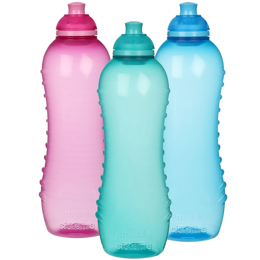 Single Sistema 620ml Hydrate Squeeze Bottle in Assorted Styles Wilko